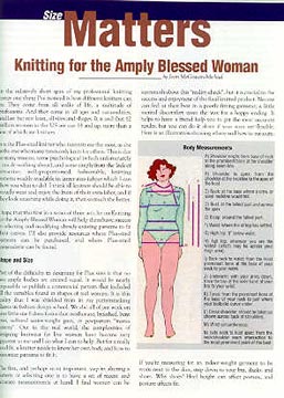 Size Matters: Knitting for the Amply Blessed Woman